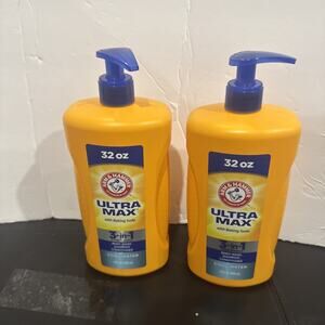 Lot of 2 Arm & Hammer Ultra Max 3-in-1 Shampoo Cool Water 32oz New